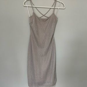 sparkle body con dress
